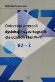 Okładka książki Ćwiczenia w terapii dysleksji i dysortografii Rz Ż