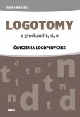 Okładka książki LOGOTOMY z głoskami T, D, N