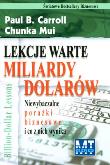 Okładka książki Lekcje warte miliardy dolarów