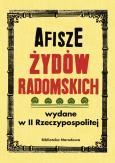 Okładka książki Afisze Żydów radomskich wydane w II Rzeczypospolitej w zbiorach Biblioteki Narodowej