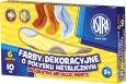 Opakowanie Farby metaliczne 6 kolorów, 10 ml