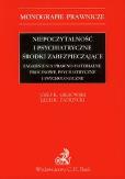 Okładka książki Niepoczytalność i psychiatryczne środki zabezpieczające