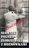 Okładka książki Słownik polsko-złodziejski z rozmówkami