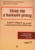 Okładka książki Uczę się z kartami pracy Część 1