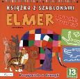 Okładka książki Elmer. Książka z szablonami. Potrafię rysować. Przyjaciele z dżunglii