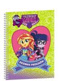 Okładka książki My Little Pony. Equestria girls. Dziennik przyjaźni.
