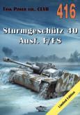 Okładka książki Sturmgeschutz 40 Ausf. F/F8. Tank Power vol. CLVII 416