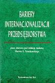 Okładka książki Bariery internacjonalizacji przedsiębiorstwa