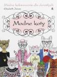 Okładka książki Kolorowanie dla dorosłych. Modne koty
