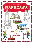 Okładka książki Kolorowy portret miasta Warszawa
