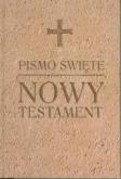 Okładka książki Pismo Święte Nowy Testament oprawa brązowa