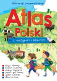Okładka książki Atlas Polski z naklejkami i plakatem