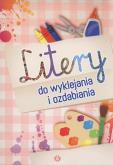 Okładka książki Litery do wyklejania i ozdabiania