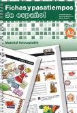 Okładka książki Fichas y pasatiempos de espanol A2