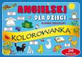 Okładka książki Angielski dla dzieci Słownik obrazkowy Kolorowanka