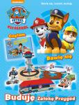Okładka książki Psi Patrol Bawię się czytam , buduję. BUDUJĘ ZATOKĘ PRZYGÓD