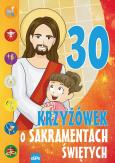 Okładka książki 30 krzyżówek o sakramentach świętych