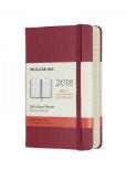 Opakowanie Kalendarz dzienny 12MP tw. bordowy MOLESKINE
