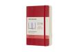 Opakowanie Kalendarz dzienny Moleskine 12M P, miękka oprawa, czerwony szkarłatny