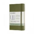Opakowanie Kalendarz tygodniowy 12MP tw. oliwkowy MOLESKINE