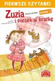Okładka książki Pierwsze czytanki Zuzia i piesek w kratkę