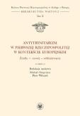 Okładka książki Antytrynitaryzm w Pierwszej Rzeczypospolitej w kontekście europejskim
