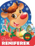 Okładka książki Dzielny reniferek Książeczka z przyciskiem dźwiękowym