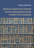 Okładka książki Społeczne zakorzenienie aktorów procesu podejmowania decyzji w Radzie Unii Europejskiej