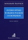Okładka książki Interes spółki w prawie polskim i europejskim