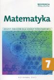 Okładka książki Matematyka 7 Zeszyt ćwiczeń