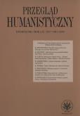 Opakowanie Przegląd Humanistyczny 3/2017