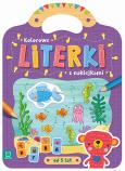 Okładka książki Kolorowe literki z naklejkami od 5 lat