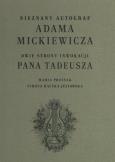 Okładka książki Nieznany autograf Adama Mickiewicza