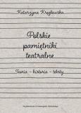 Okładka książki Polskie pamiętniki teatralne.
