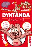 Okładka książki Dyktanda dla klas 1-3. Ćwiczenia z  'h', 'ch', 'ą', 'om', 'ę', 'em', 'en' oraz z wielką i małą literą