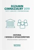 Okładka książki Egzamin gimnazjalny -Testy hist. i WOS 2019 OPERON