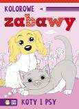 Okładka książki Kolorowe zabawy Koty i psy