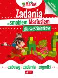 Okładka książki Zadania ze smokiem Maciusiem dla sześciolatków