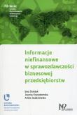 Okładka książki Informacje niefinansowe w sprawozdawczości biznesowej przedsiębiorstw