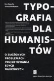 Okładka książki Typografia dla humanistów