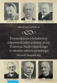 Okładka książki Dziennikarze i redaktorzy odpowiedzialni polskiej prasy Pomorza Nadwiślańskiego w okresie zaboru pruskiego