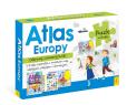 Okładka książki Pakiet: Atlas Europy/Plakat z mapą/ Puzzle