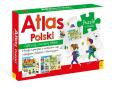 Okładka książki Pakiet: Atlas Polski/Plakat z mapą/Puzzle