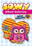 Okładka książki Album kolorowy - Sowy
