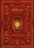 Okładka książki Biblia z obwolutą - wizerunek Ducha Święteg