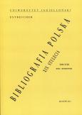 Okładka książki Bibliografia Polska XIX stulecia Tom 18