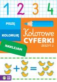Okładka książki Kolorowe cyferki Zeszyt 2