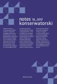 Okładka książki Notes Konserwatorski Tom 19