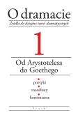 Okładka książki O dramacie Tom 1
