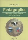 Okładka książki Pedagogika zrównoważonego rozwoju z przyrodą w tle